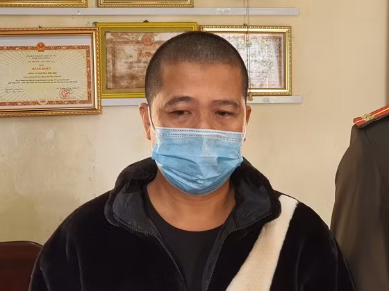 Đối tượng Nguyễn Trọng Tuấn bị bắt giữ