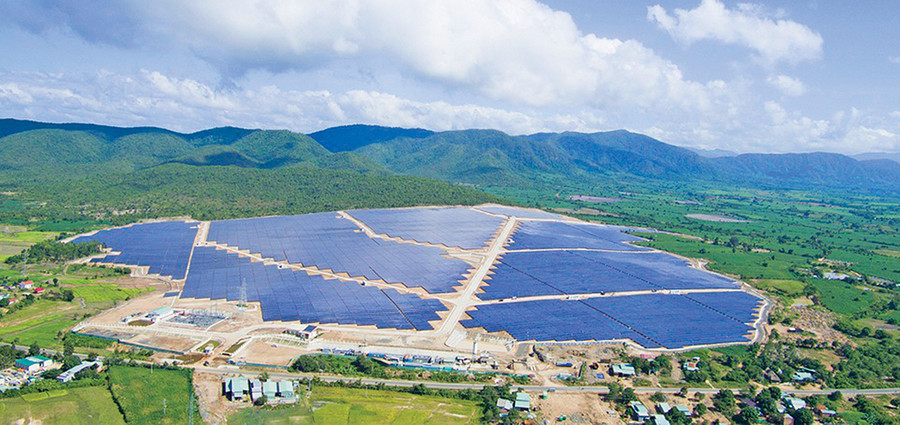 Nhà máy Điện mặt trời TTC Krông Pa (xã Chư Gu, huyện Krông Pa). Ảnh: Nam Bình Nhà máy Điện mặt trời TTC Krông Pa (xã Chư Gu, huyện Krông Pa). Ảnh: Nam Bình