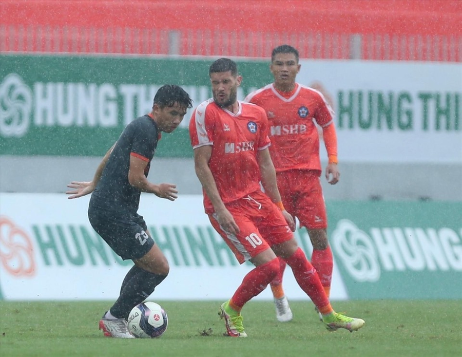 Câu lạc bộ Nam Định có sự chuẩn bị khá tốt khi các ngoại binh thể hiện được chuyên môn trước thềm V.League 2022. Ảnh: Namdinh Football