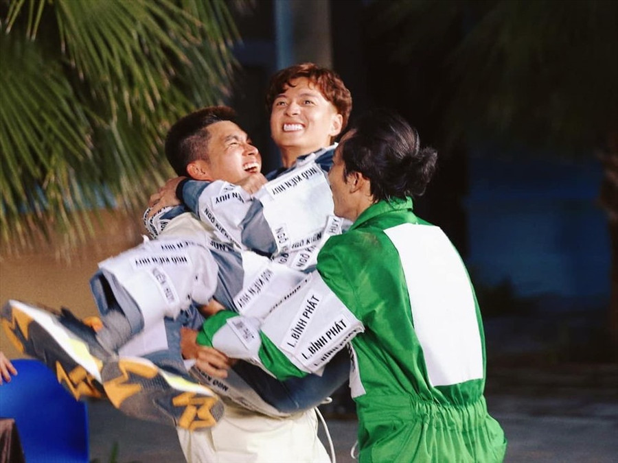 Ngô Kiến Huy vụt sáng và giành chiến thắng thuyết phục. Ảnh: Vieon