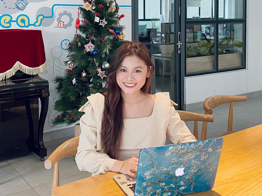 Kiều Bảo Hân với những dự án kinh doanh trong tết sắp tới. Ảnh: Phạm Hữu Kiều Bảo Hân với những dự án kinh doanh trong tết sắp tới. Ảnh: Phạm Hữu