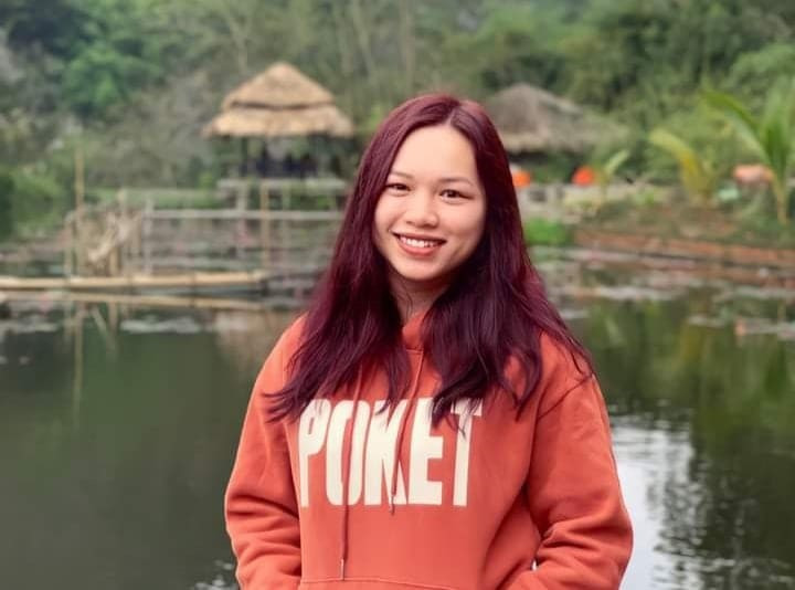 Lê Phương Anh (SN 1998, điều hành du lịch ở Pù Luông CBT). Ảnh: NVCC