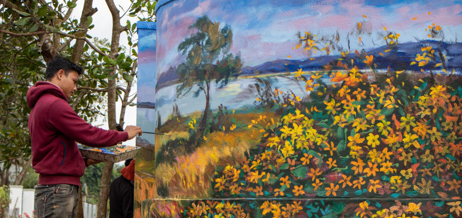  Cánh đồng hoa dã quỳ.