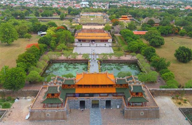 Kinh thành Huế là một trong số các di tích thuộc cụm Quần thể di tích Cố đô Huế được UNESCO công nhận là Di sản Văn hoá Thế giới. (Ảnh: Nhật Anh/TTXVN) Kinh thành Huế là một trong số các di tích thuộc cụm Quần thể di tích Cố đô Huế được UNESCO công nhận là Di sản Văn hoá Thế giới. (Ảnh: Nhật Anh/TTXVN)