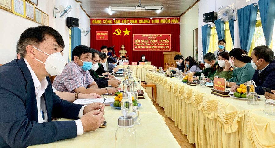 Quang cảnh hội nghị. Ảnh: Như Nguyện -Phó Chủ tịch UBND tỉnh Nguyễn Thị Thanh Lịch dự và phát biểu chỉ đạo tại hội nghị. Ảnh Như Nguyện