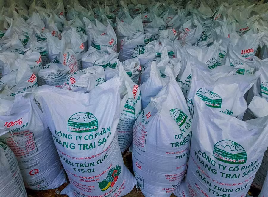 Sản phẩm phân trùn quế được thị trường ưa chuộng