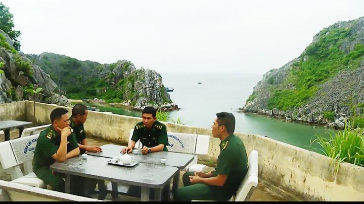 Cuộc gặp gỡ của những người lính.