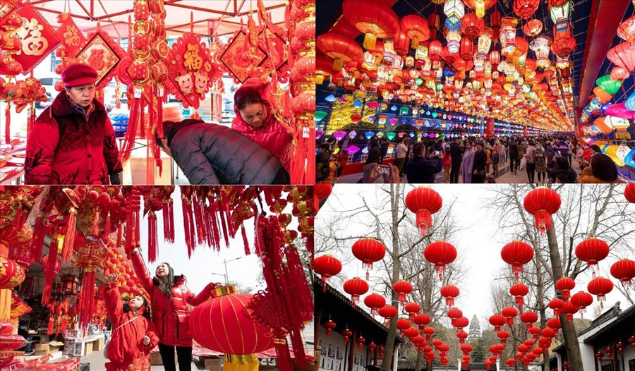 Trung Quốc cũng đón Tết âm lịch như người Việt Nam. Đồ họa: M.H Trung Quốc cũng đón Tết âm lịch như người Việt Nam. Đồ họa: M.H