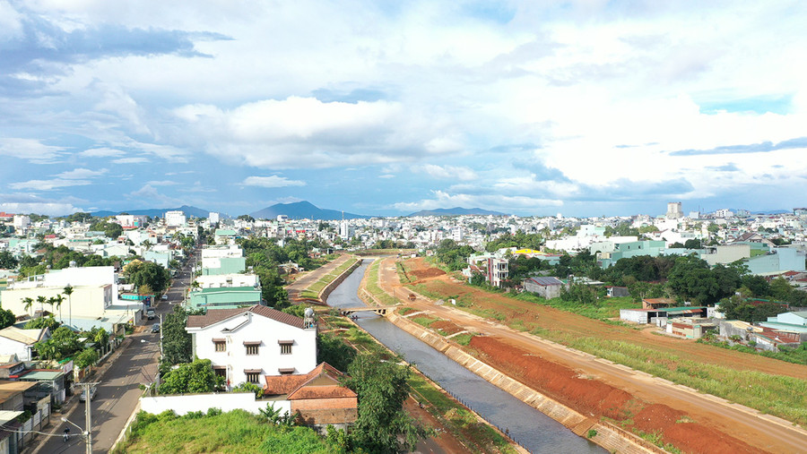 Khu vực suối Hội Phú nhìn từ trên cao. Ảnh: Quang Tấn Khu vực suối Hội Phú nhìn từ trên cao. Ảnh: Quang Tấn