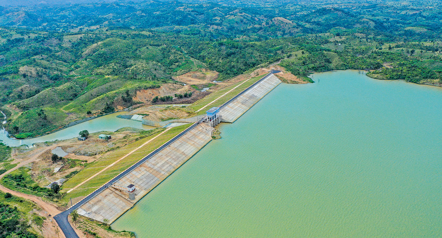 Thủy lợi Plei Thơ Ga nhìn từ trên cao. Ảnh: Nguyễn Quang  Thủy lợi Plei Thơ Ga nhìn từ trên cao. Ảnh: Nguyễn Quang