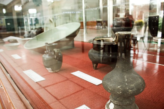 Trưng bày cũng góp phần chứng minh tầm quan trọng và vị trí chiến lược của vùng biển miền Trung Việt Nam trong mối giao thương quốc tế hiện nay. Ảnh: NGUYỄN TRANG