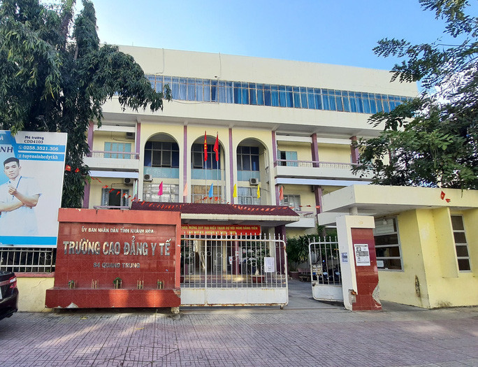 Trường Cao đẳng Y tế Khánh Hòa, nơi có 2 cựu hiệu trưởng bị khởi tố