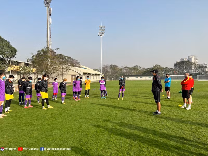 Tuyển nữ Việt Nam có thành tích đối đầu khả quan trước Myanmar. Ảnh: AFC