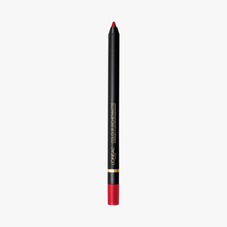 L'Oréal Color Riche Matte Lip Liners tạo độ rõ nét bằng cách lướt nhẹ nhàng thoải mái để mang lại vẻ ngoài căng mọng đồng thời tôn lên màu môi yêu thích của bạn. L'Oréal Color Riche Matte Lip Liners tạo độ rõ nét bằng cách lướt nhẹ nhàng thoải mái để mang lại vẻ ngoài căng mọng đồng thời tôn lên màu môi yêu thích của bạn.