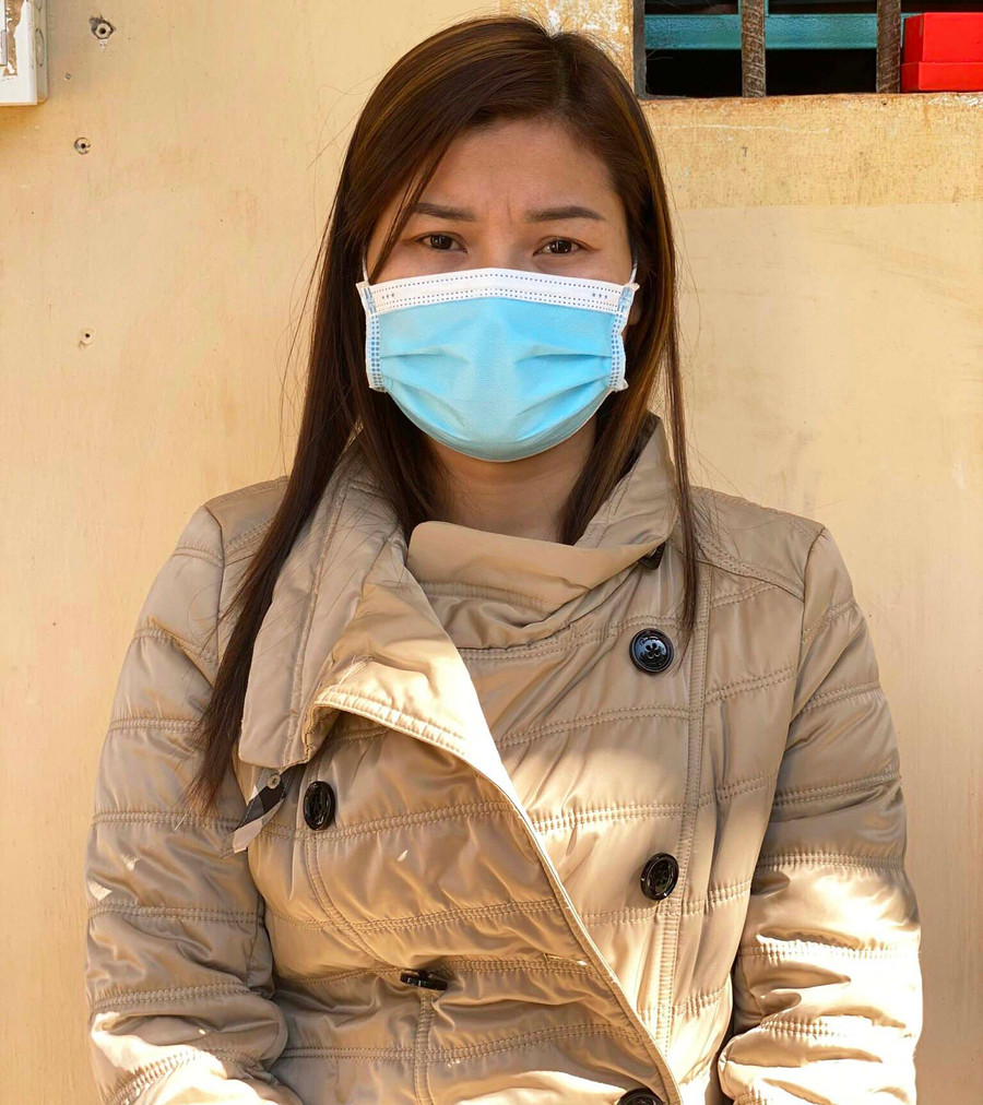 Đối tượng Hoàng Thị Quyên hiện đang bị tạm giữ hình sự. Ảnh: Văn Ngọc Đối tượng Quyên hiện đang bị tạm giữ hình sự. Ảnh: Văn Ngọc