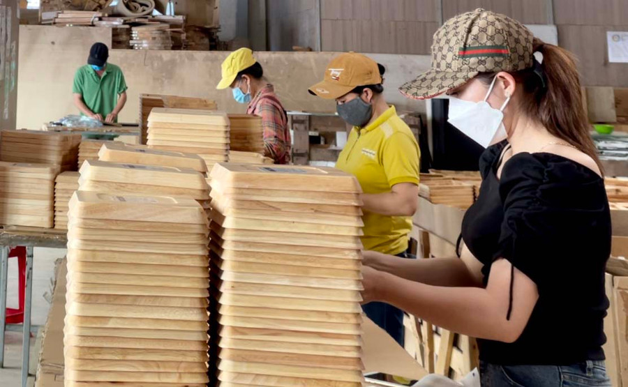 Ngành công nghiệp chế biến có mức tăng trưởng khá so với năm trước. Ảnh: P.V