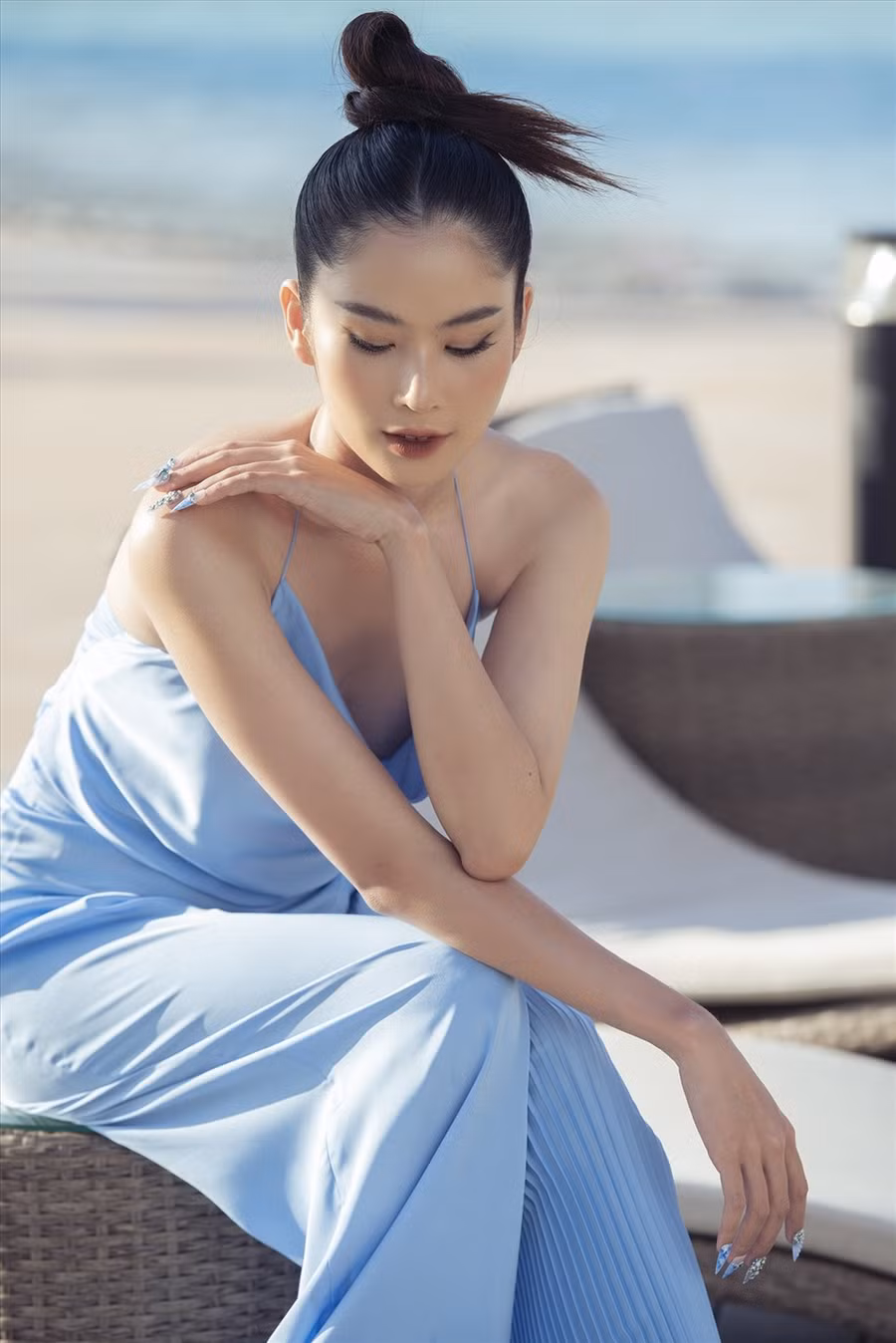 Với Lệ Nam, thời gian qua cô gây ấn tượng khi lấn sân sang diễn xuất. Nữ người mẫu cũng thể hiện quyết tâm tại cuộc thi nhan sắc năm nay.