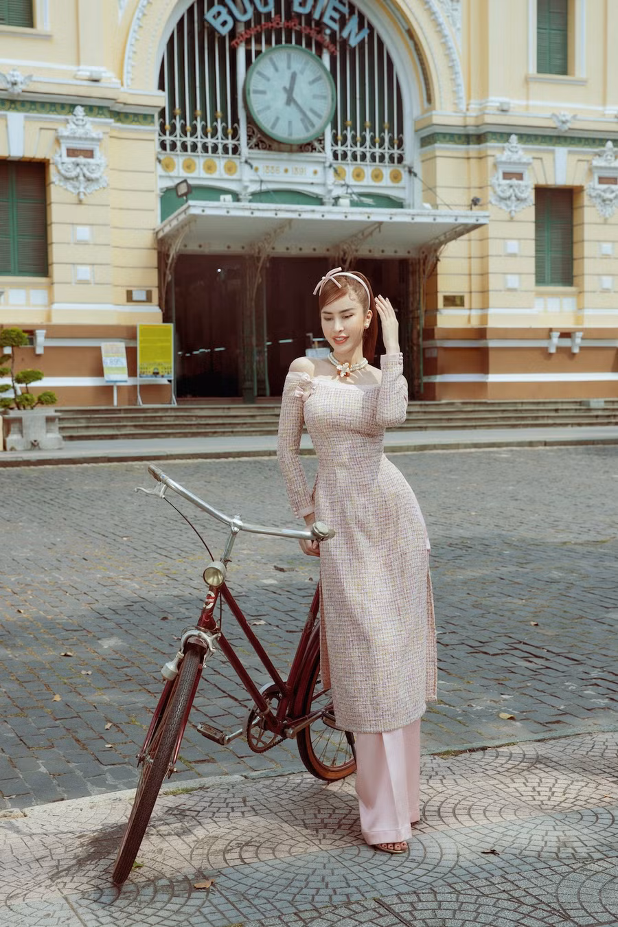 Phan Ngọc Hân cho biết cô luôn thực hiện chế độ ăn uống khoa học, sinh hoạt điều độ và giữ lối sống tích cực. Ảnh: NVCC