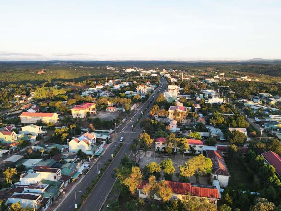 Một góc thị trấn Ia Kha nhìn từ trên cao xuống (1)