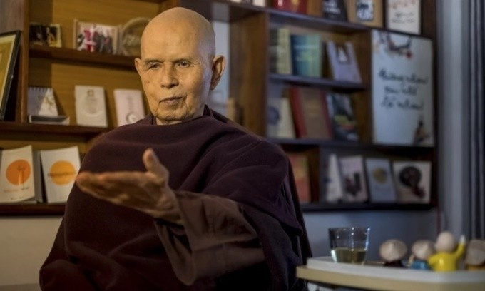 Thiền sư Thích Nhất Hạnh. (Ảnh: NY Times).