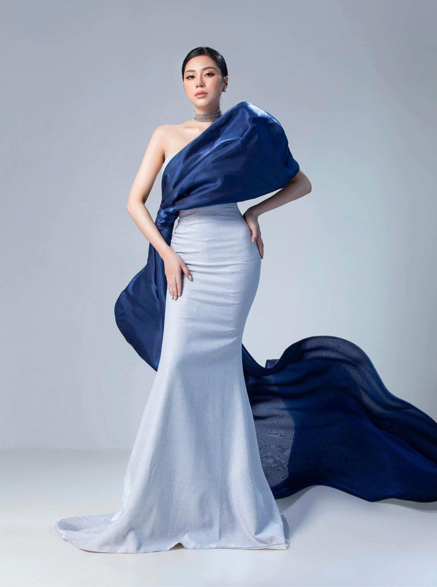 Sự gợi cảm và sang trọng mà chiếc đầm này mang lại cũng là phong cách thời trang Tô Diệp Hà muốn hướng đến trong tương lai. Ảnh: Lê Thiện Viễn