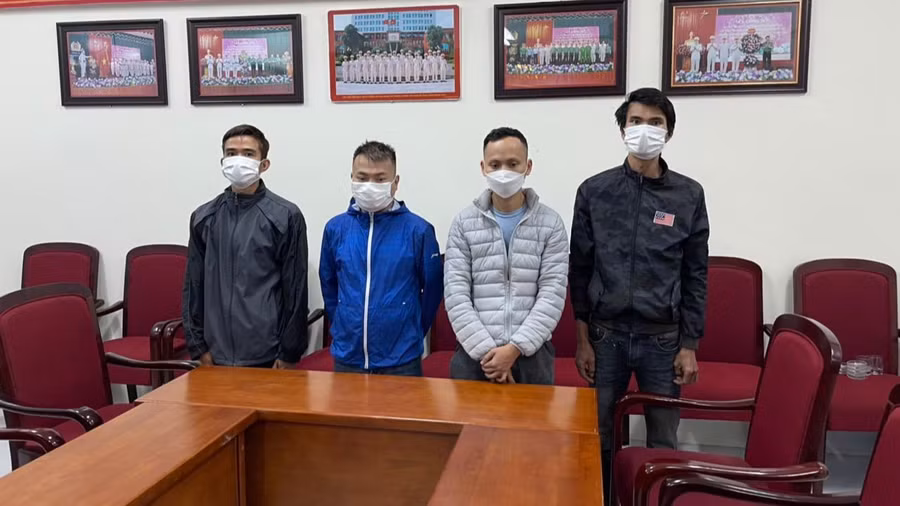 Các nghi can trong đường dây đánh bạc có quy mô 600 tỉ đồng. Ảnh: CACC