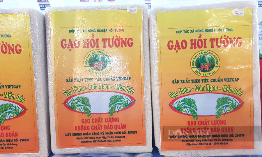 Gạo Hồi Tường của huyện Trà Ôn, tỉnh Vĩnh Long. (Ảnh: Huỳnh Xây)