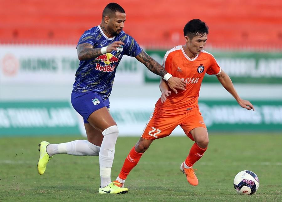 HAGL trong trận thắng Đà Nẵng ở Cúp Hoàng Đế Quang Trung. Ảnh: Ngọc Linh