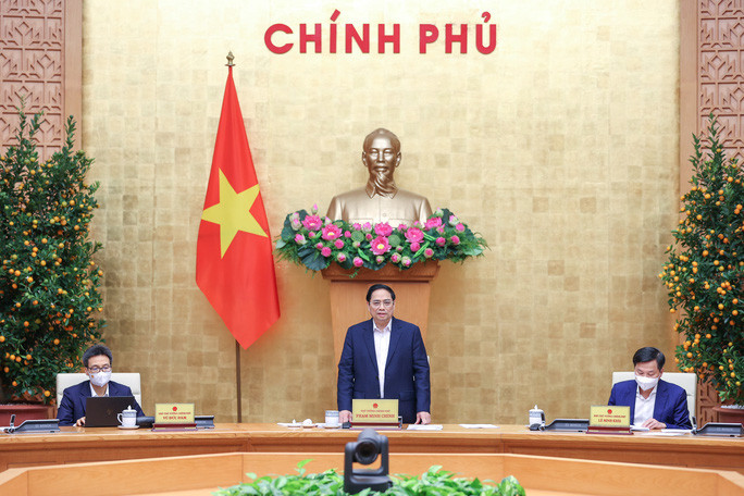 Thủ tướng Phạm Minh Chính chủ trì phiên họp Chính phủ thường kỳ tháng 1-2022  Thủ tướng Phạm Minh Chính chủ trì phiên họp Chính phủ thường kỳ tháng 1-2022