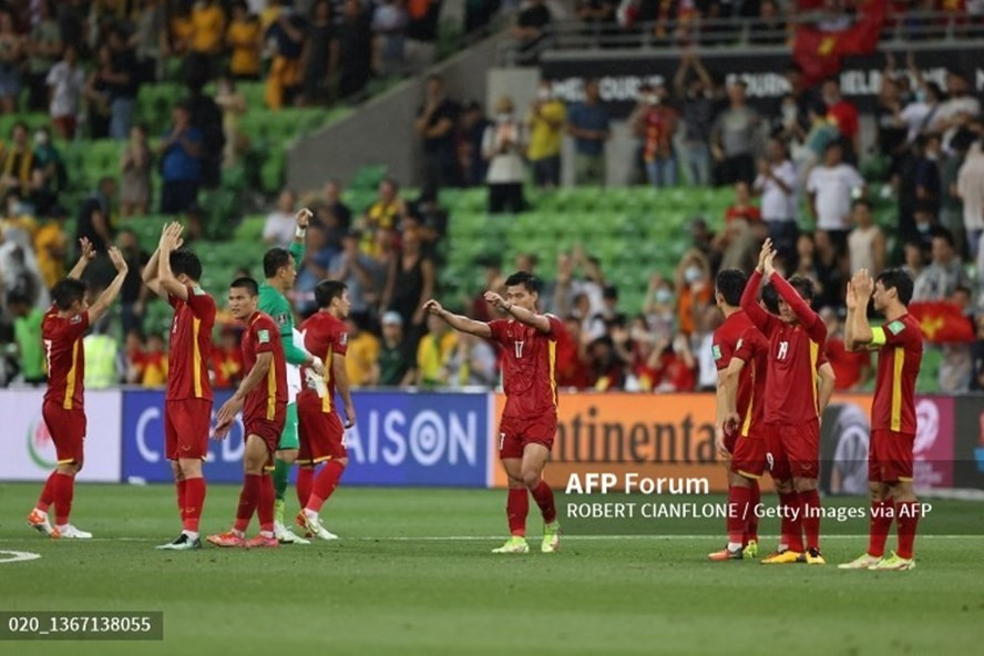 Kết quả thua không phải là vấn đề đáng quan tâm nhất mà là những chuyển biến của đội tuyển Việt Nam. Ảnh: AFP