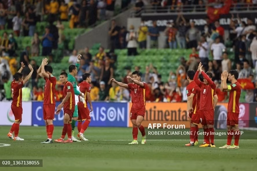 Kết quả thua không phải là vấn đề đáng quan tâm nhất mà là những chuyển biến của đội tuyển Việt Nam. Ảnh: AFP