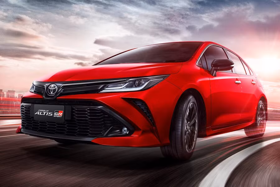 Toyota Corolla Altis GR Sport có ngoại hình thể thao. Toyota Corolla Altis GR Sport có ngoại hình thể thao