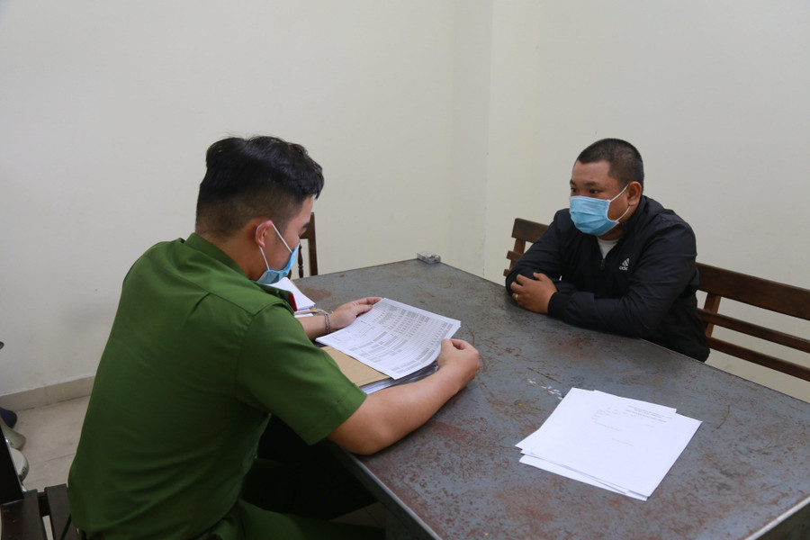 Đối tượng Ngô Hoàng Phúc. Ảnh: Nguyễn Tú