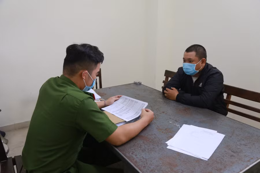 Đối tượng Ngô Hoàng Phúc. Ảnh: Nguyễn Tú