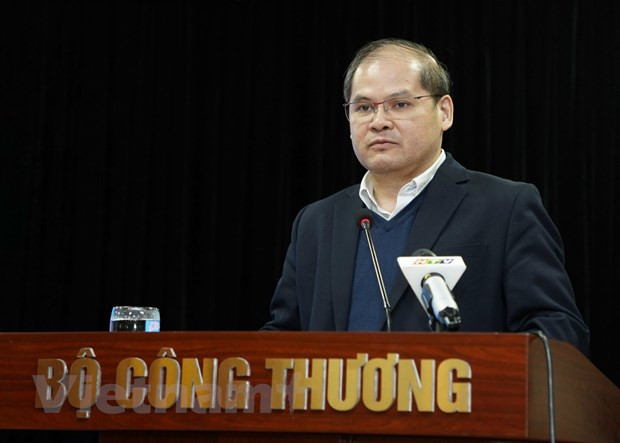  Phó Cục trưởng Cục Điều tiết Điện lực, Bộ Công Thương nói về cung ứng điện năm 2022. (Ảnh: Đức Duy/Vietnam+)