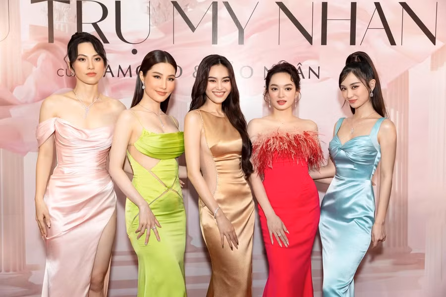 Năm nay, Diễm My 9X sẽ có dịp đóng cùng dàn mỹ nhân Việt gồm Lan Ngọc, Phương Anh Đào, Kaity Nguyễn, Jun Vũ trong dự án điện ảnh dài hơi Vũ trụ mỹ nhân của Bảo Nhân và Namcito. Ảnh: BTC