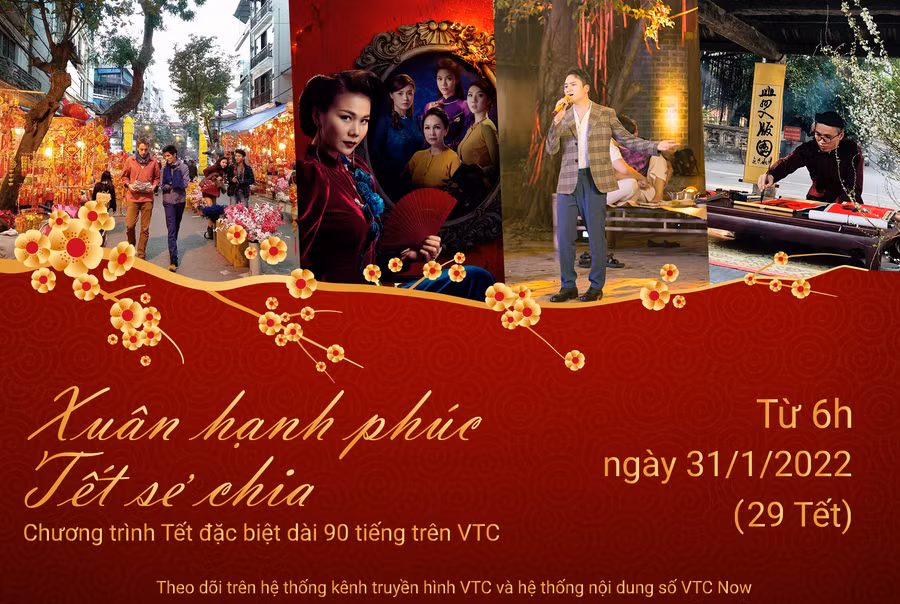 “Xuân hạnh phúc, Tết sẻ chia” có độ dài kỷ lục lên đến 90 giờ. Ảnh: VTC