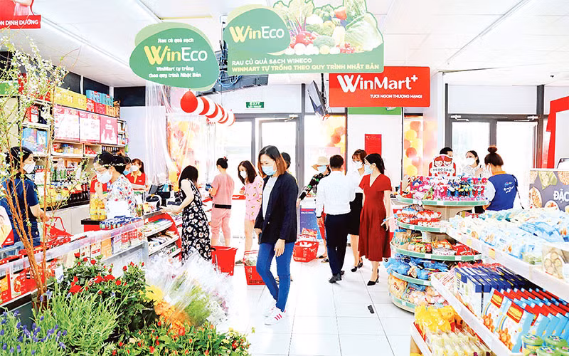  Tập đoàn Masan mua lại hệ thống bán lẻ Vinmart của VinCommerce. Ảnh: ÁNH DƯƠNG 