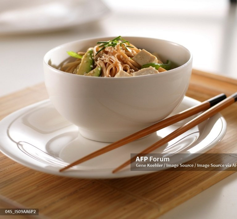 Mì soba. Ảnh: AFP