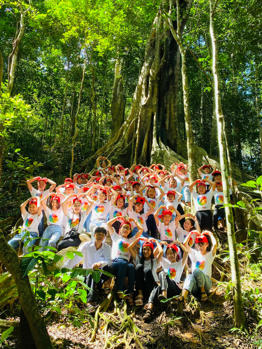 Đoàn của Trung tâm Hoạt động Thanh thiếu niên tỉnh Gia Lai tham gia hoạt động trải nghiệm tại Vườn Quốc gia Kon Ka Kinh. Ảnh: K.T Đoàn của Trung tâm Hoạt động Thanh thiếu niên tỉnh Gia Lai tham gia hoạt động trải nghiệm tại Vườn Quốc gia Kon Ka Kinh. Ảnh: K.T
