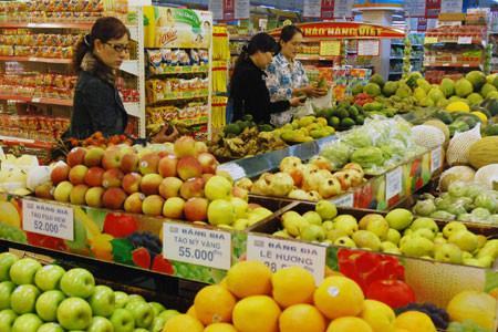 Siêu thị Co.op Mart Pleiku. Ảnh: Nguyễn Giác 