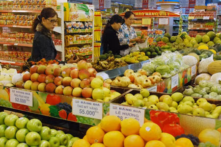 Siêu thị Co.op Mart Pleiku. Ảnh: Nguyễn Giác 