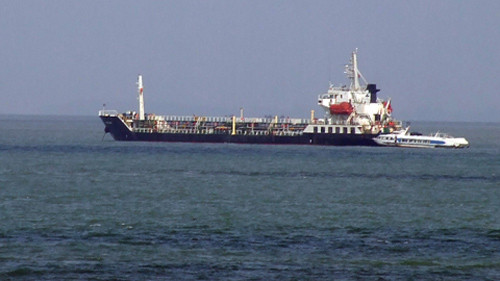 Vị trí 2 tàu va chạm.