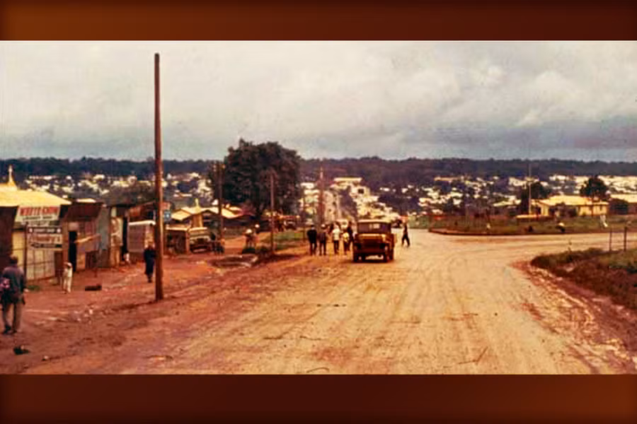 Ngã ba Phù Đổng xưa.