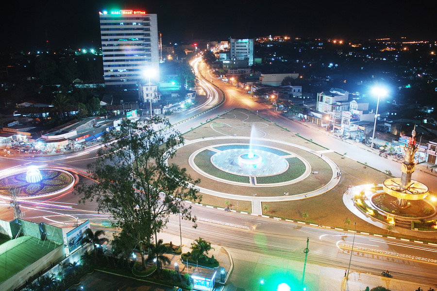 Ngã ba Phù Đổng hôm nay.