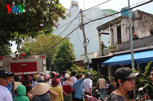 Hiện trường vụ hỏa hoạn. Hiện trường vụ hỏa hoạn.