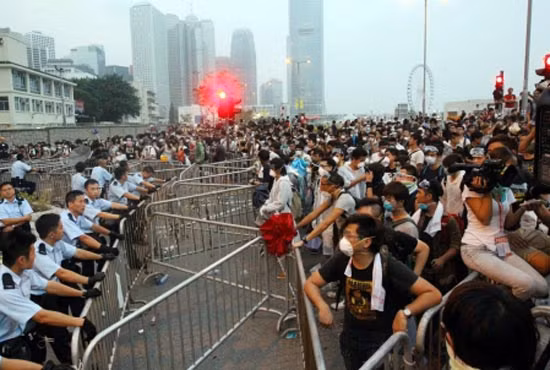  Hình ảnh Hồng Công vào sáng 3-10