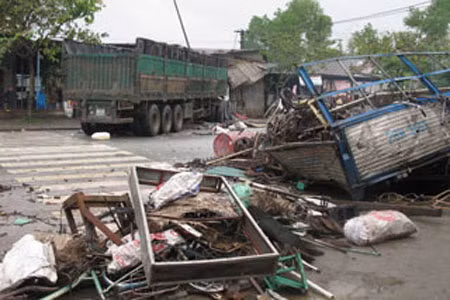 Hiện trường vụ tai nạn