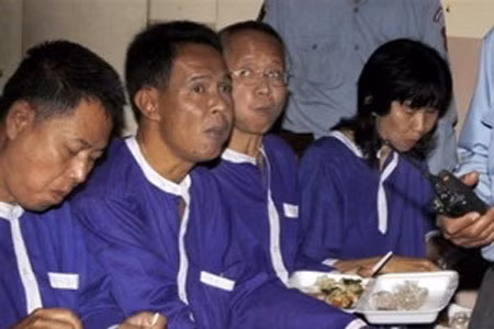 Các công dân Thái Lan tại Phnom Penh. 