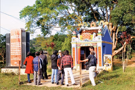 Miếu Xà-Di tích Tây Sơn Thượng đạo tại An Khê. Ảnh: Trần Phong 